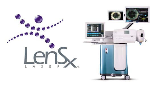 LenSX Logo and Machine